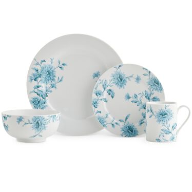 Portmeirion Home Vintage Denim 16 Piece Set